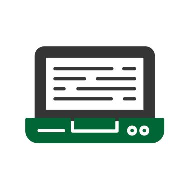 Laptop Yaratıcı Simgeler Tasarımı