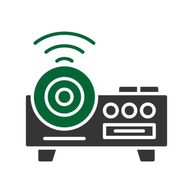 Projektör Yaratıcı Simgeler Tasarımı