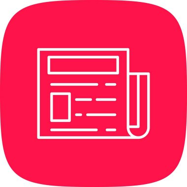 Newspaper Creative Icons Desig