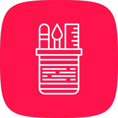 Pencil Case Creative Icons Desig