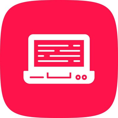 Laptop Yaratıcı Simgeler Tasarımı