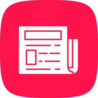 Newspaper Creative Icons Desig