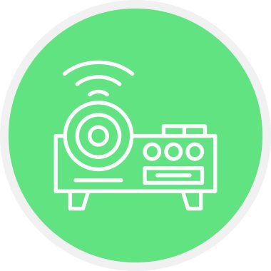 Projektör Yaratıcı Simgeler Tasarımı