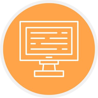 Monitor Creative Icons Desig