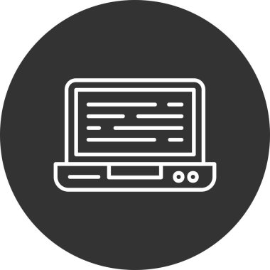 Laptop Yaratıcı Simgeler Tasarımı