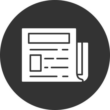 Newspaper Creative Icons Desig