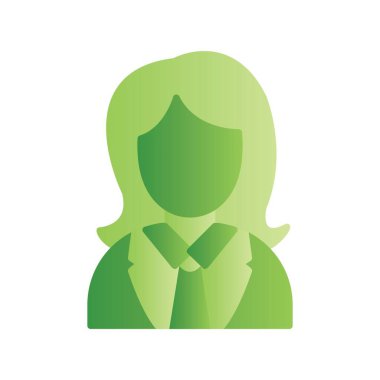 Female Worker Creative Icons Desig