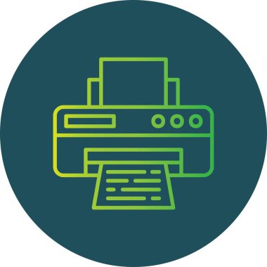 Yazıcı Yaratıcı Simgeler Tasarımı