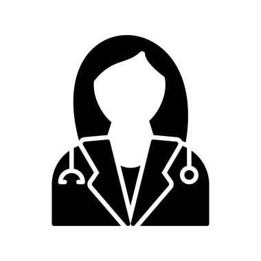 ladie Doctor Creative Icons Desig