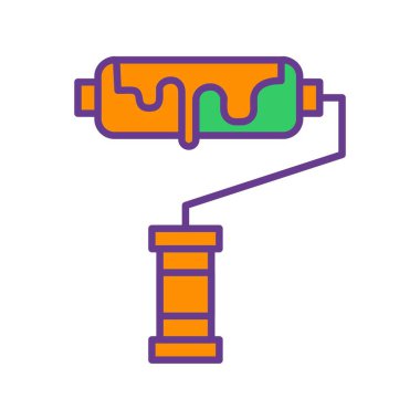 Paint Roller Creative Icons Desig