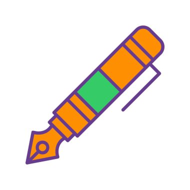 Fountain Pen Creative Icons Desig