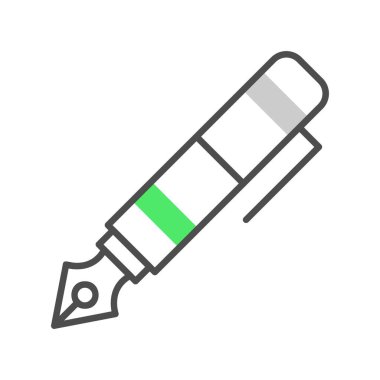 Fountain Pen Creative Icons Desig