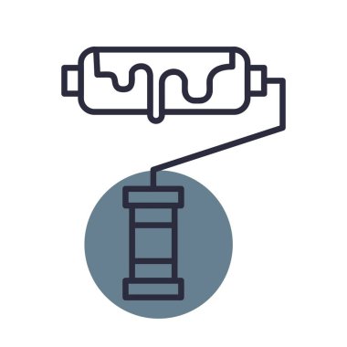 Paint Roller Creative Icons Desig