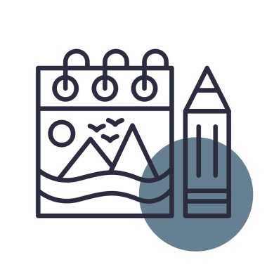 Sketchbook Creative Icons Desig