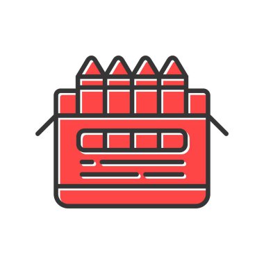 Crayons Creative Icons Desig