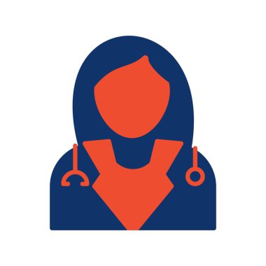 ladie Doctor Creative Icons Desig