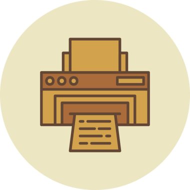 Yazıcı Yaratıcı Simgeler Tasarımı