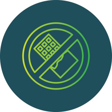 No Chocolate Creative Icons Desig