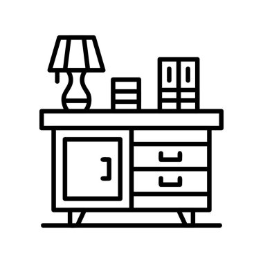 Bedside Table Creative Icons Desig