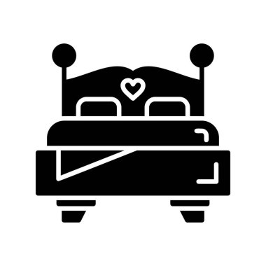 Double Bed Creative Icons Desig