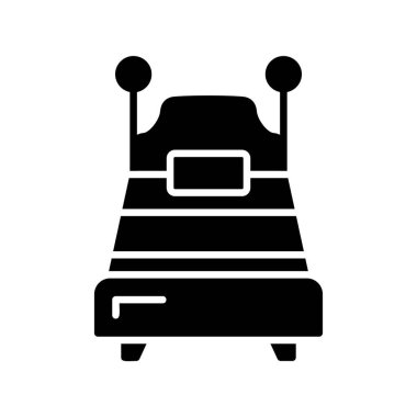 Single Bed Creative Icons Desig