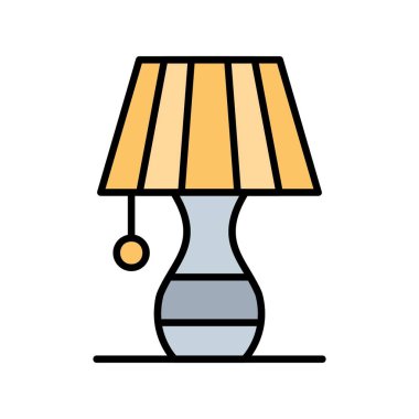 Table Lamp Creative Icons Desig
