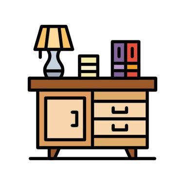 Bedside Table Creative Icons Desig