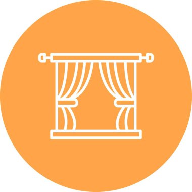 Curtain Creative Icons Desig