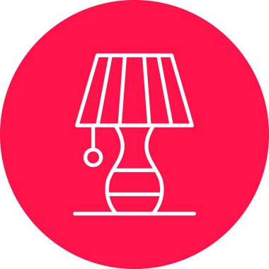 Table Lamp Creative Icons Desig