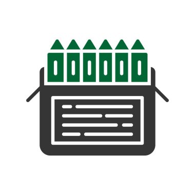 Colored Pencils Creative Icons Desig