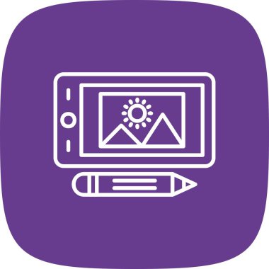 Graphic Tablet Creative Icons Desig