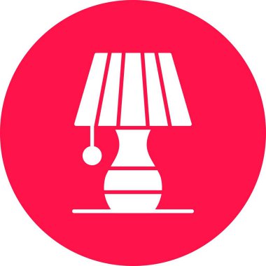 Table Lamp Creative Icons Desig