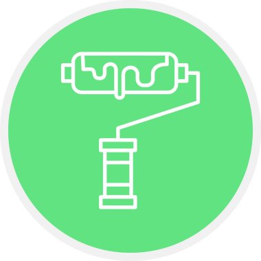 Paint Roller Creative Icons Desig