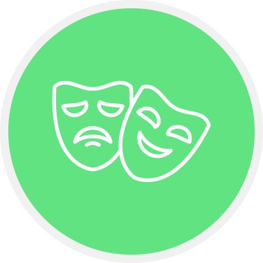 Theater Masks Creative Icons Desig