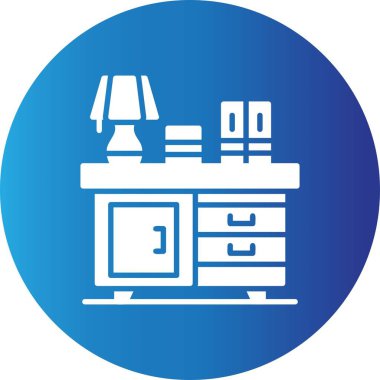 Bedside Table Creative Icons Desig