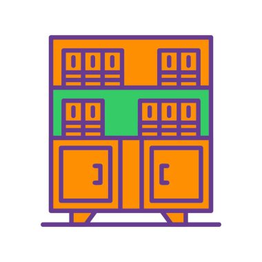 Shelving Creative Icons Desig