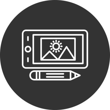 Graphic Tablet Creative Icons Desig