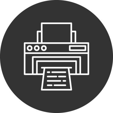 Yazıcı Yaratıcı Simgeler Tasarımı