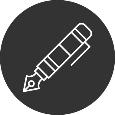 Fountain Pen Creative Icons Desig