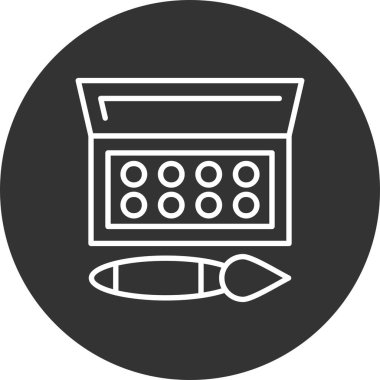 Watercolor Creative Icons Desig