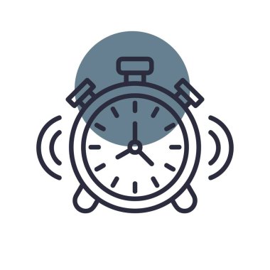 Alarm Clock Creative Icons Desig