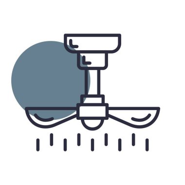 Ceiling Fan Creative Icons Desig