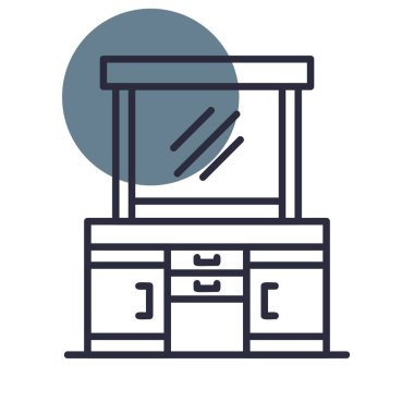 Dressing Table Creative Icons Desig
