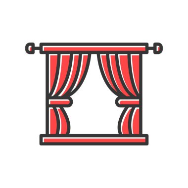 Curtain Creative Icons Desig