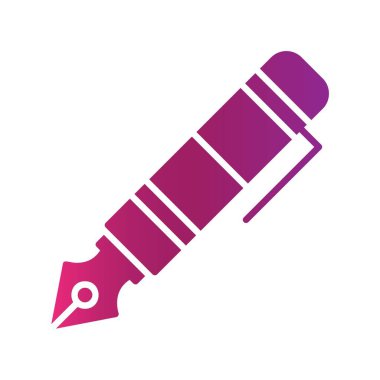 Fountain Pen Creative Icons Desig