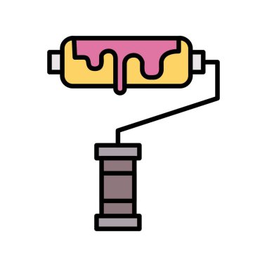 Paint Roller Creative Icons Desig
