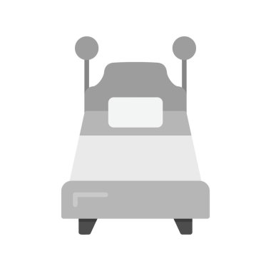 Single Bed Creative Icons Desig