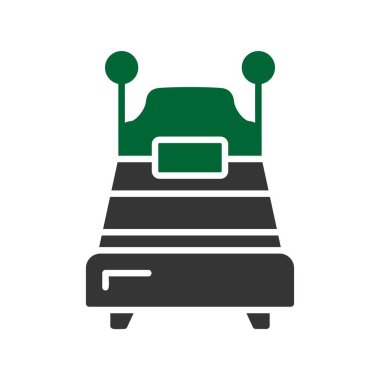 Single Bed Creative Icons Desig