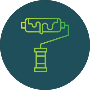 Paint Roller Creative Icons Desig