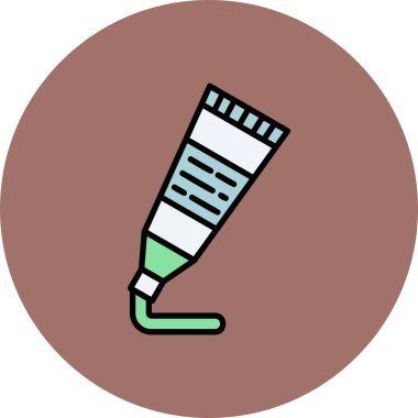 Oil Paint Creative Icons Desig